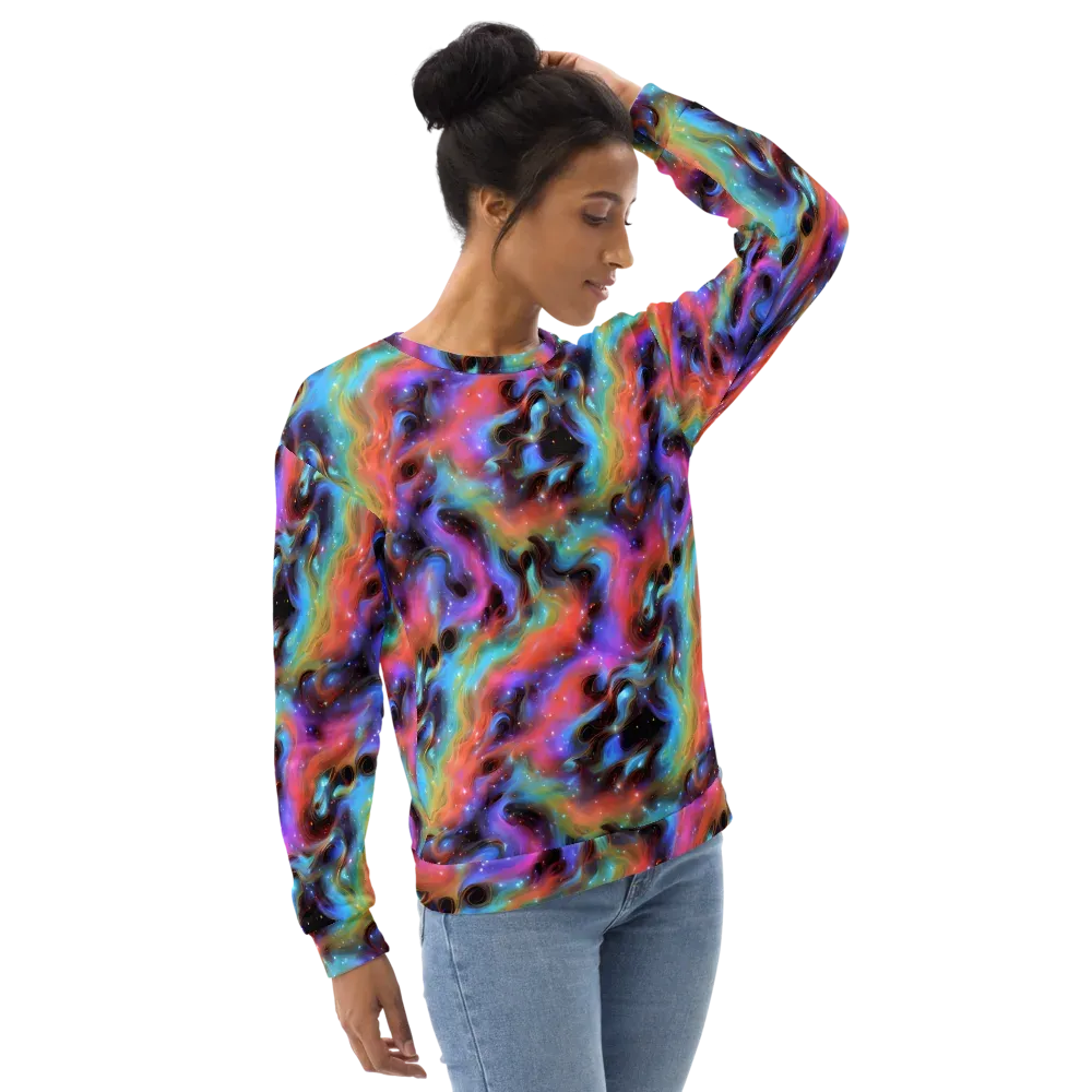 Starfire Drift on Sweatshirt — Right Front