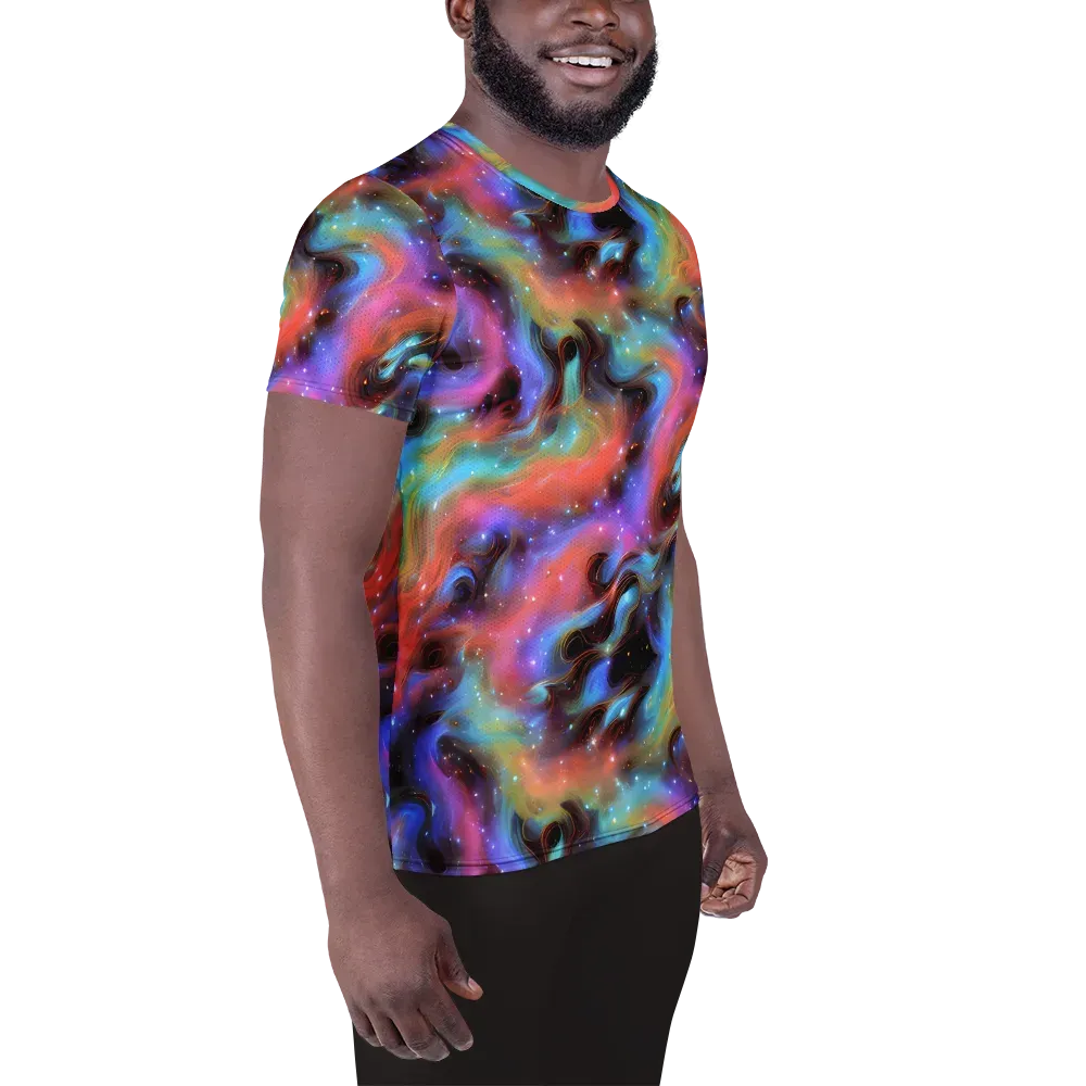 Starfire Drift on Men's Athletic T-Shirt — Right