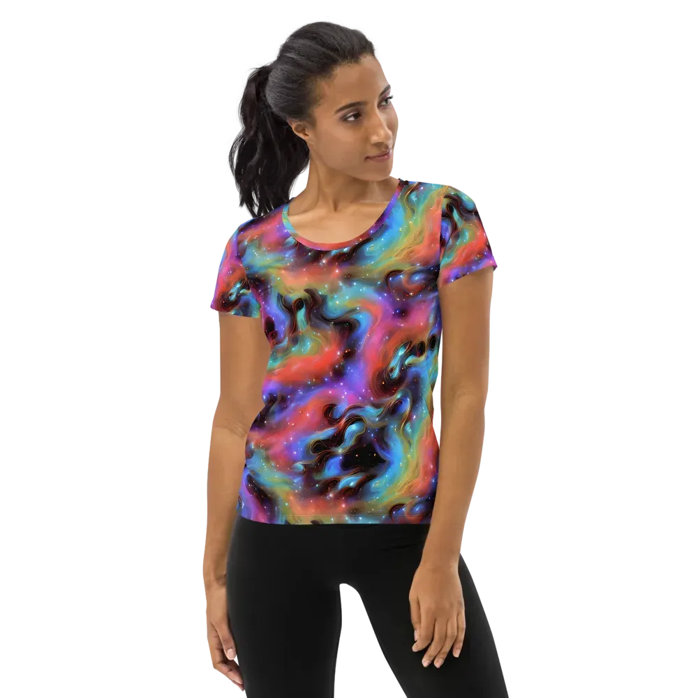 Starfire Drift on Women's Athletic T-Shirt — Front