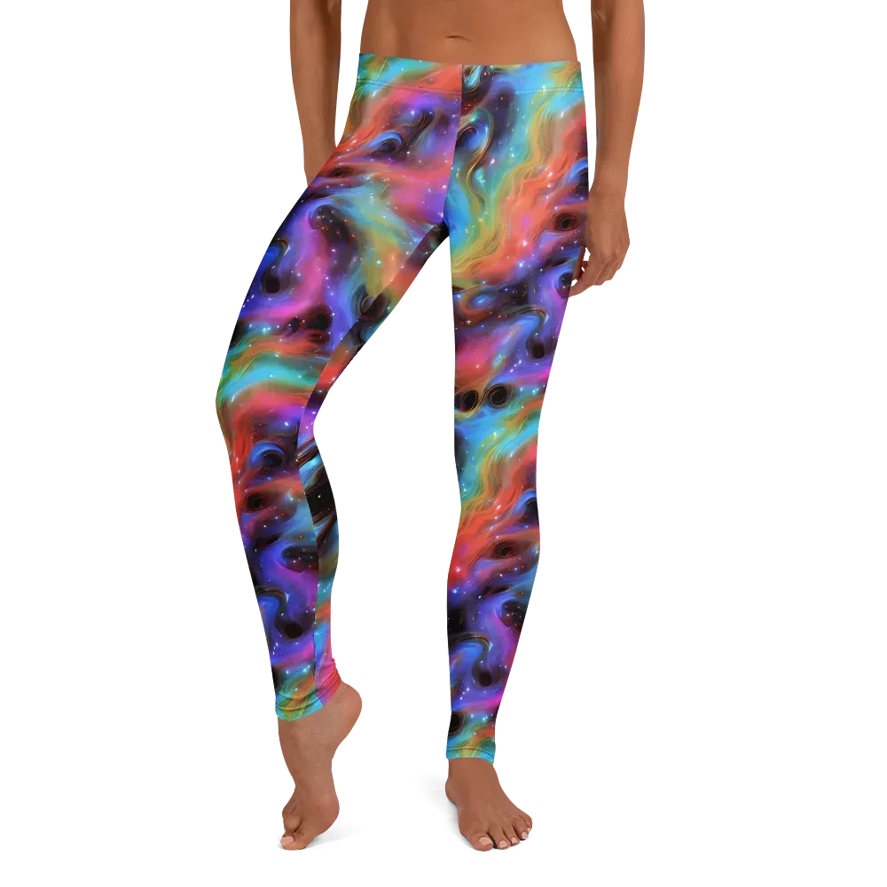 Starfire Drift on Leggings — Front