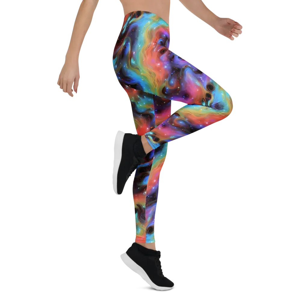 Starfire Drift on Leggings — Right