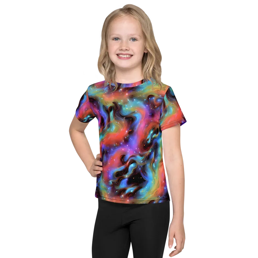 Starfire Drift on Kids Crew Neck T-Shirt — Front