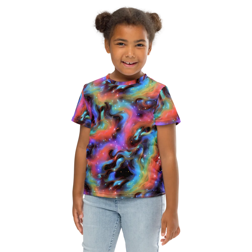 Starfire Drift on Kids Crew Neck T-Shirt — Front