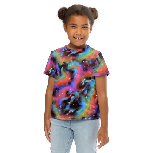 Starfire Drift on a Kids Crew Neck T-Shirt