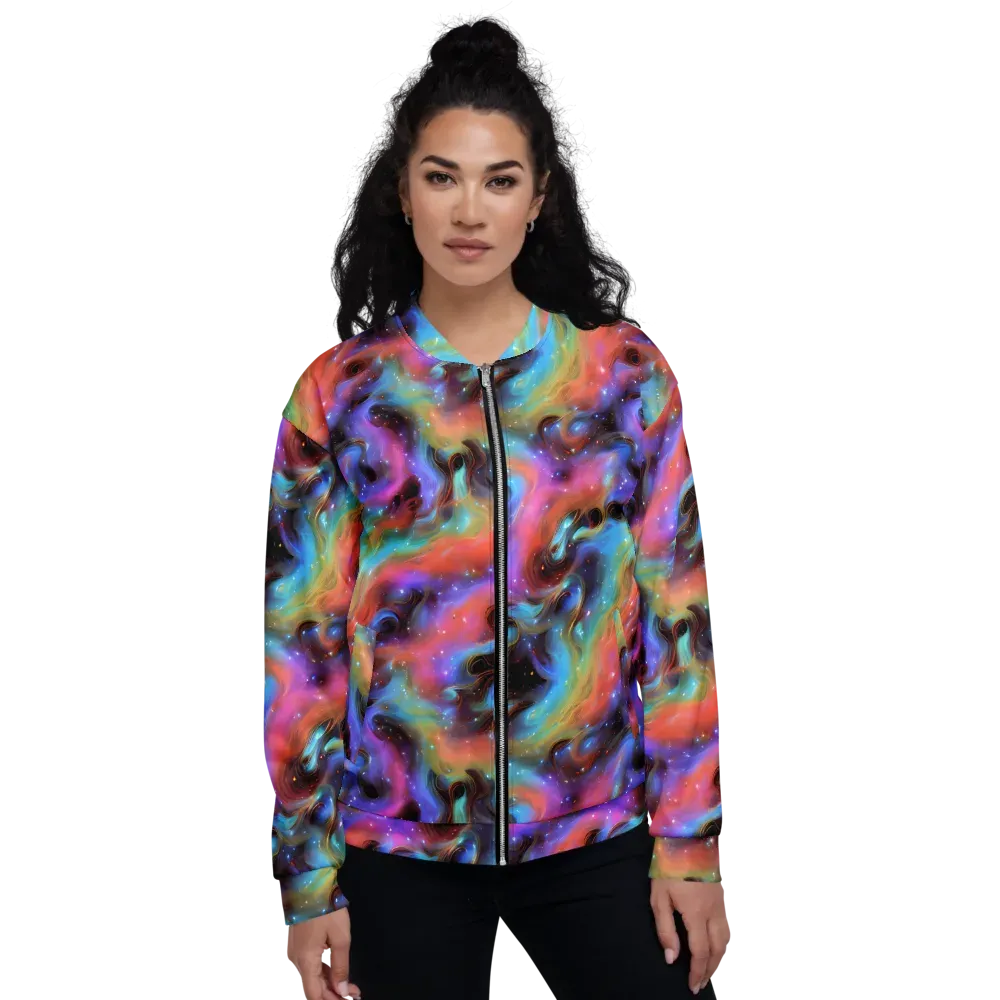 Starfire Drift on Bomber Jacket — Front
