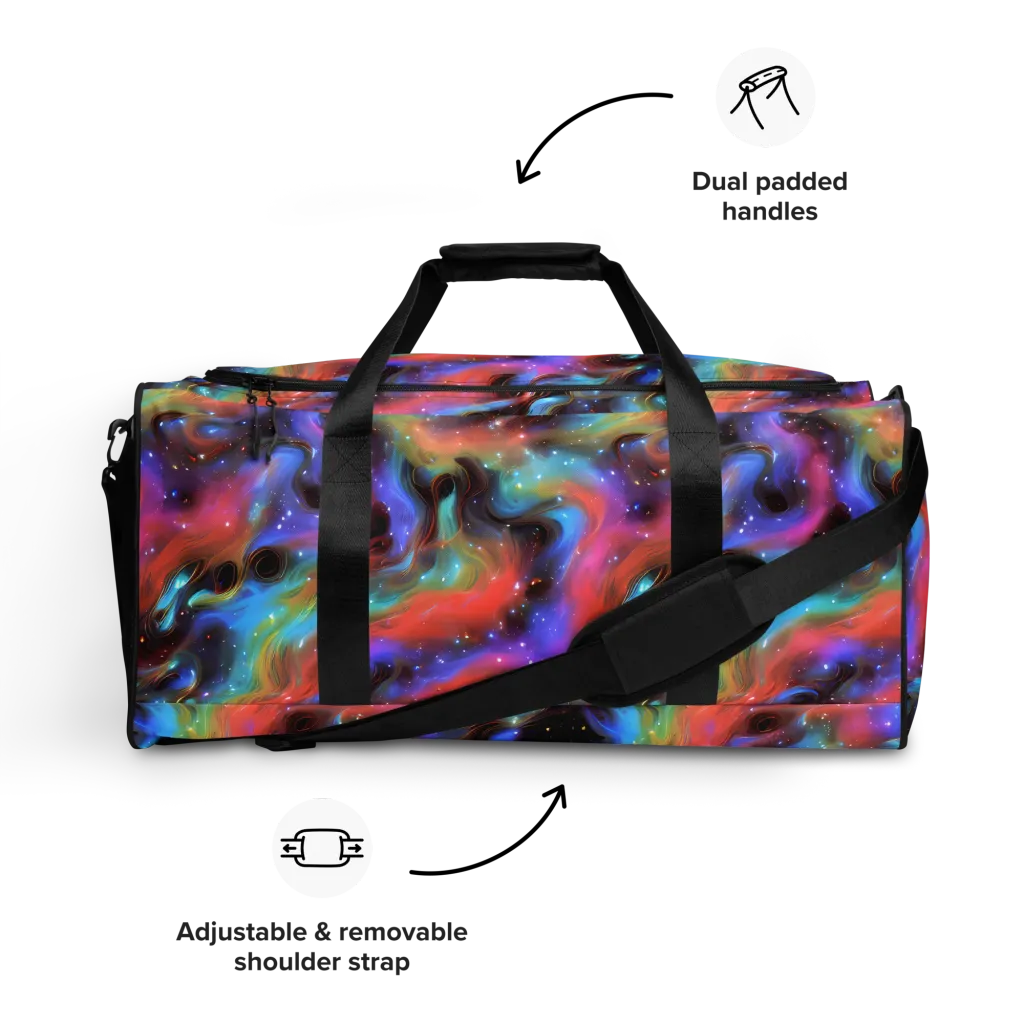Starfire Drift on Duffle Bag — Front