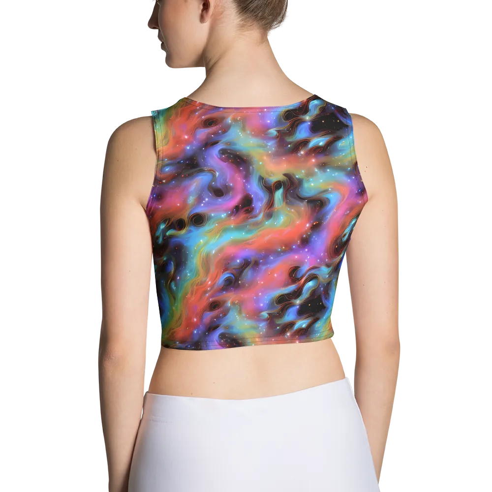Starfire Drift on Crop Top — Back