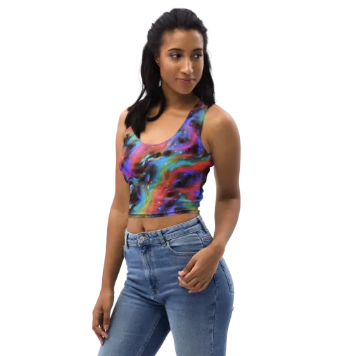 Starfire Drift on a Crop Top