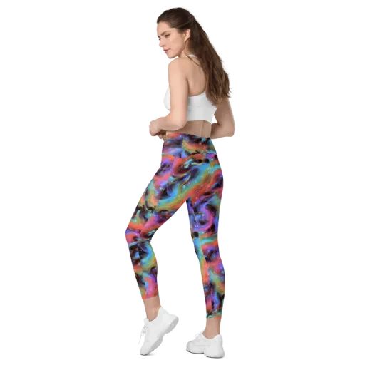 Starfire Drift on a Leggings with Pockets