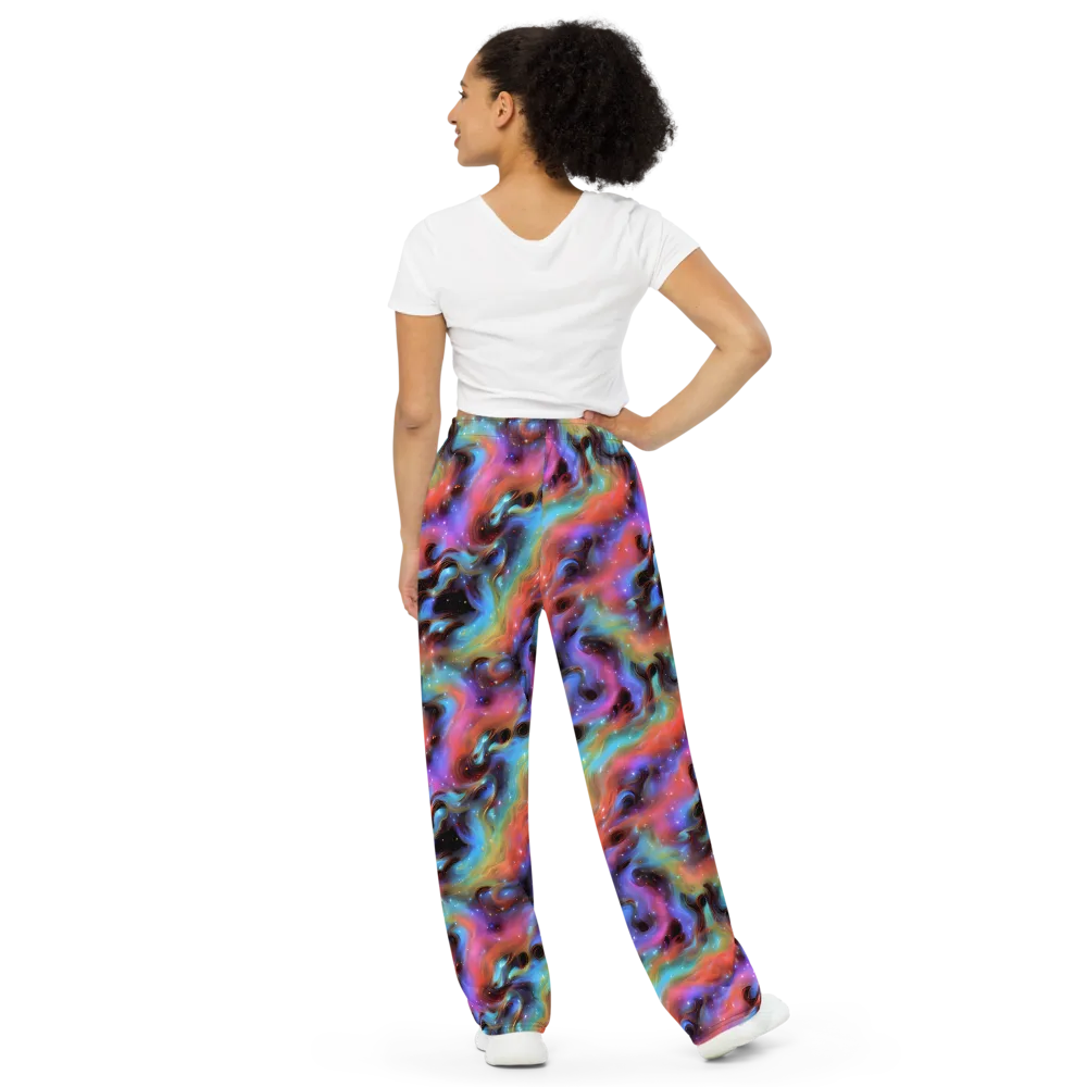 Starfire Drift on Wide-Leg Pants — Back