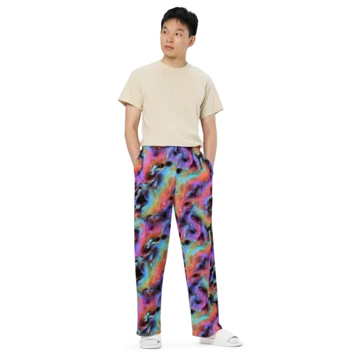 Starfire Drift on a Wide-Leg Pants