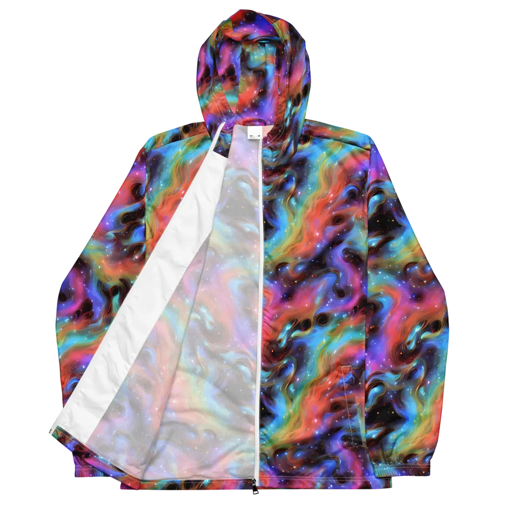 Starfire Drift on Men's Windbreaker — Front