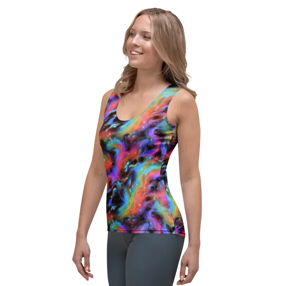 Starfire Drift on Women's Tank Top — Left Front