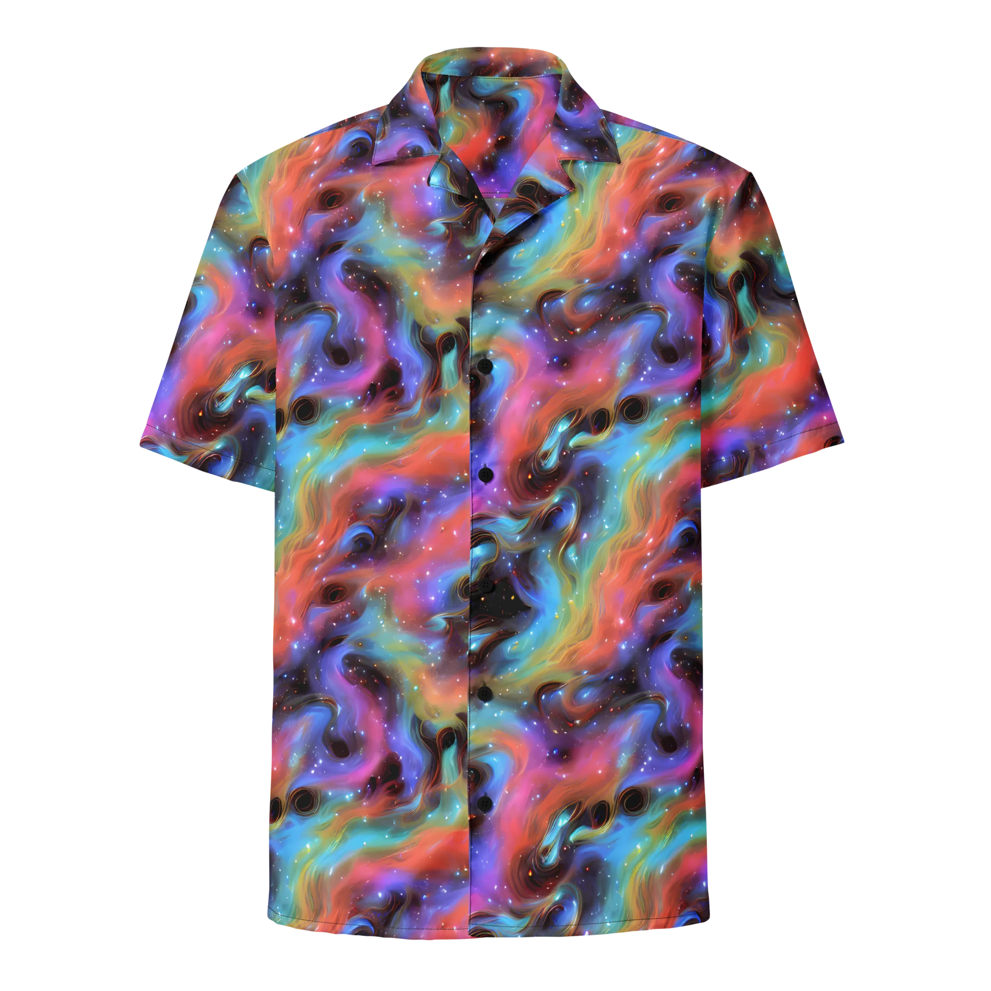 Starfire Drift on Button Shirt — Front