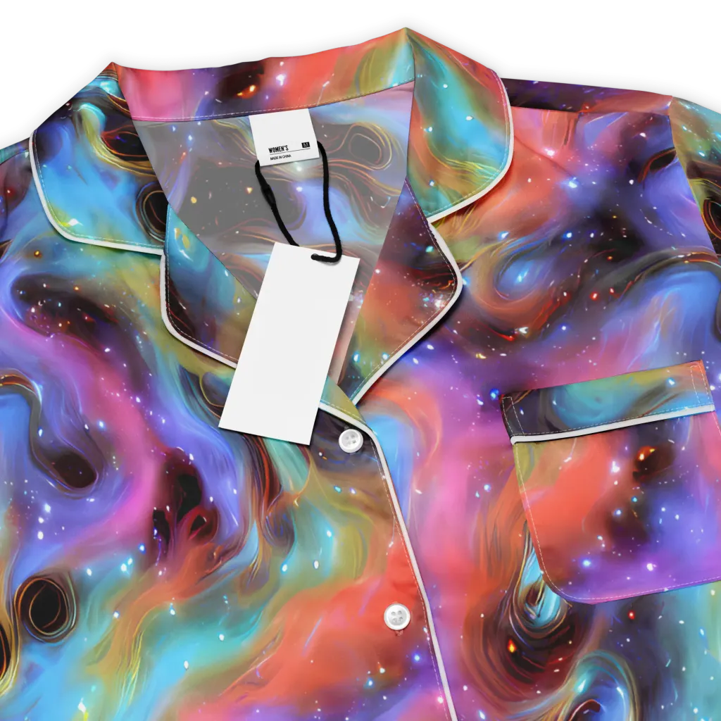 Starfire Drift on Women's Short Sleeve Pajama Top — Product details
