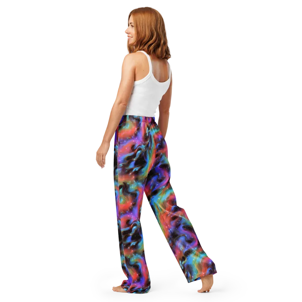 Starfire Drift on Women's Pajama Pants — Back