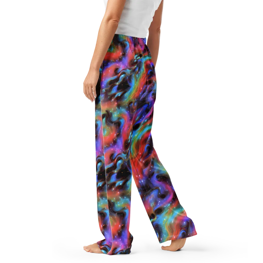 Starfire Drift on Women's Pajama Pants — Left