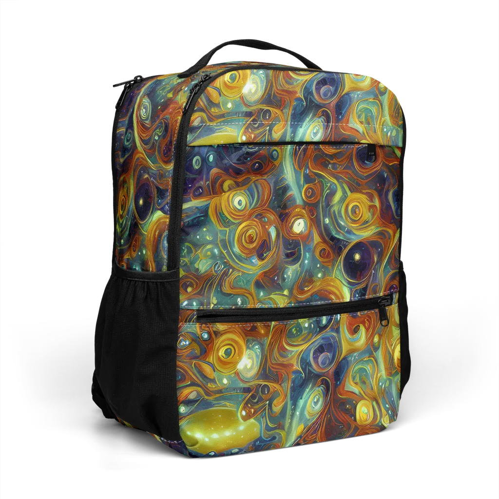 Liquid Orion on Utility Backpack — Right Front