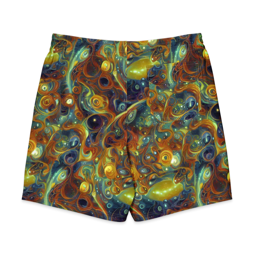 Liquid Orion on Men's Board Shorts — Back