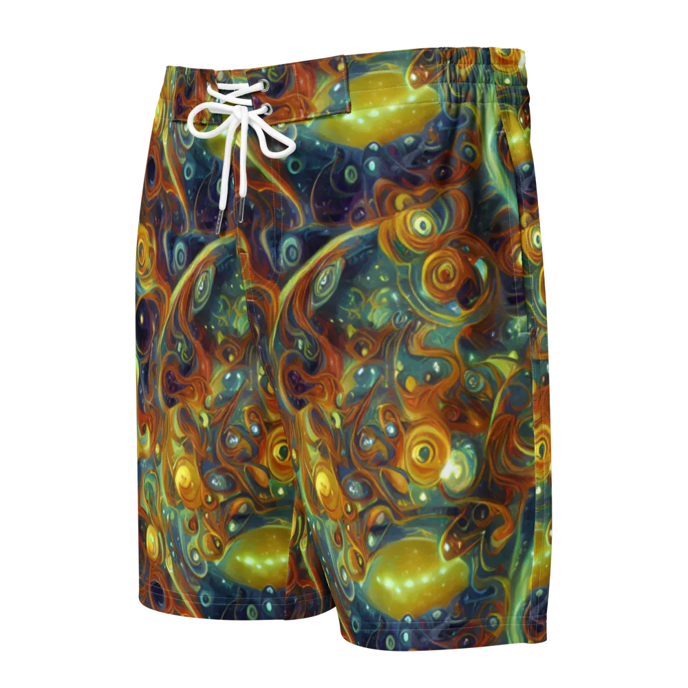 Liquid Orion on Men's Board Shorts — Front