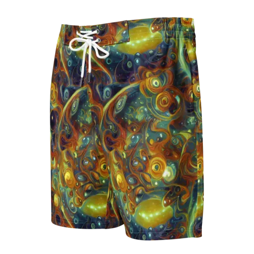 Liquid Orion on a Men's Board Shorts