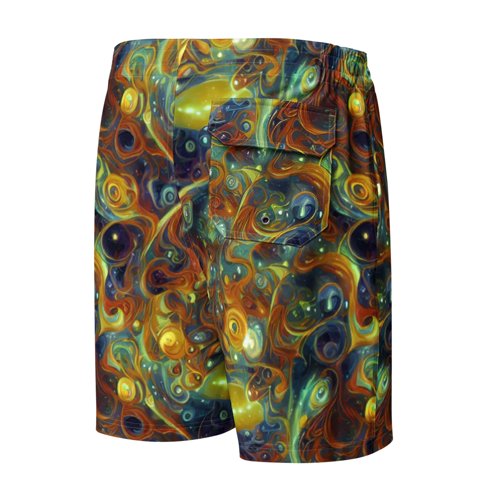 Liquid Orion on Men's Board Shorts — Back