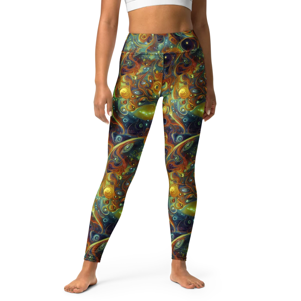 Liquid Orion on Yoga Leggings — Front