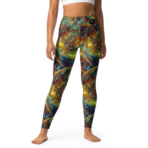 Liquid Orion on a Yoga Leggings