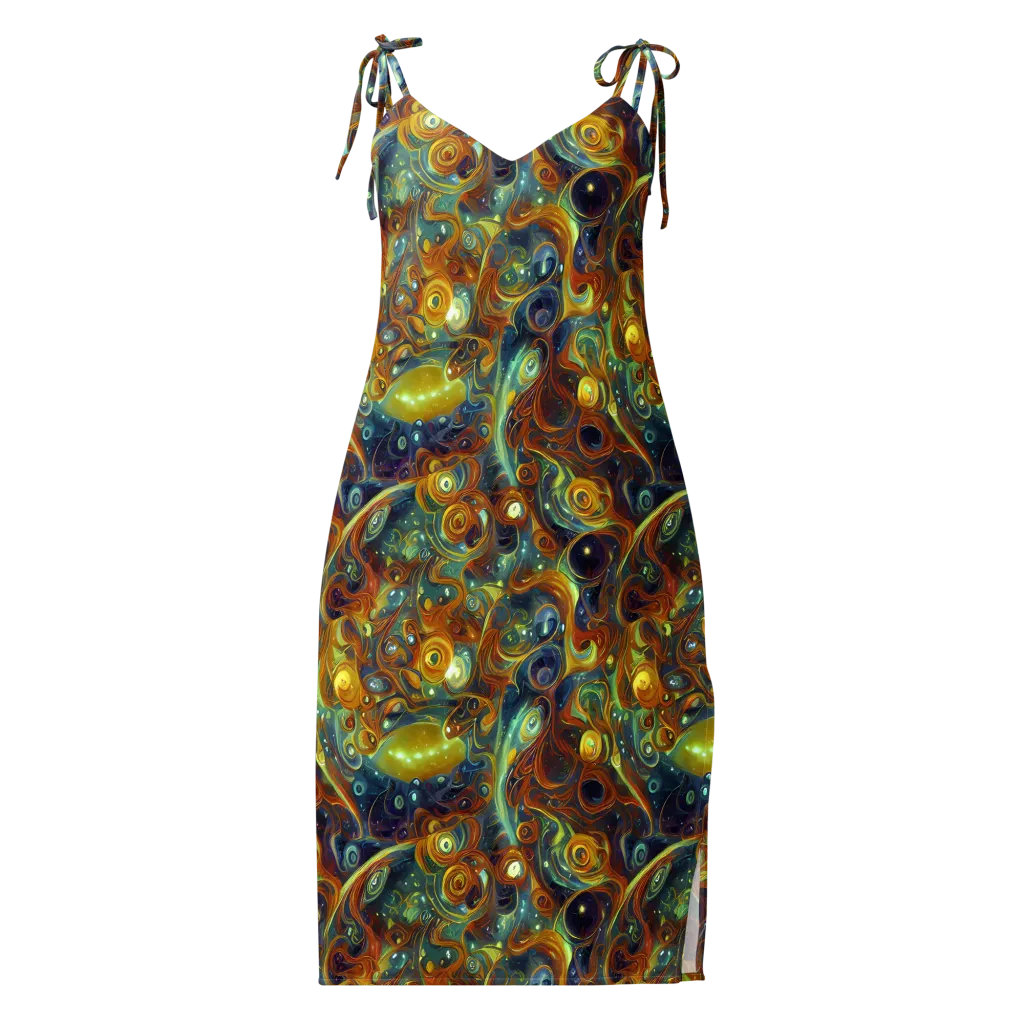 Liquid Orion on Slip Dress — Front