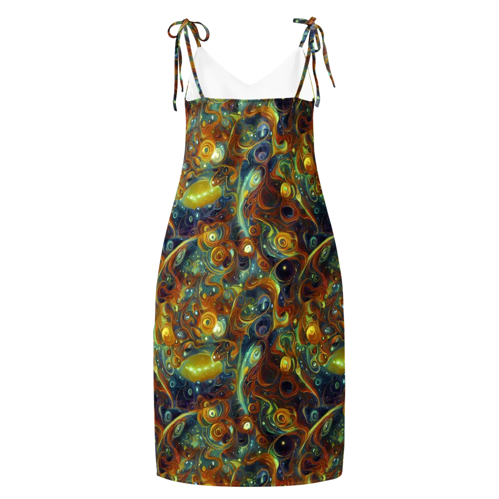 Liquid Orion on Slip Dress — Back