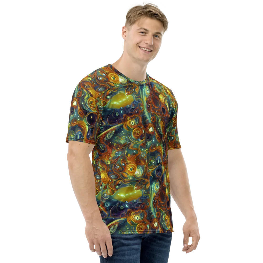 Liquid Orion on Men's Crew Neck T-Shirt — Right