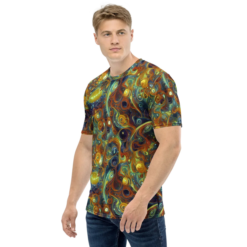 Liquid Orion on Men's Crew Neck T-Shirt — Left