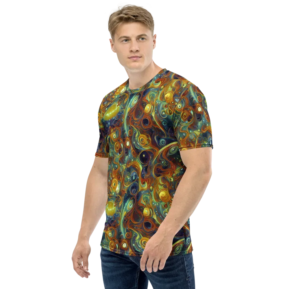 Liquid Orion on Men's Crew Neck T-Shirt — Left
