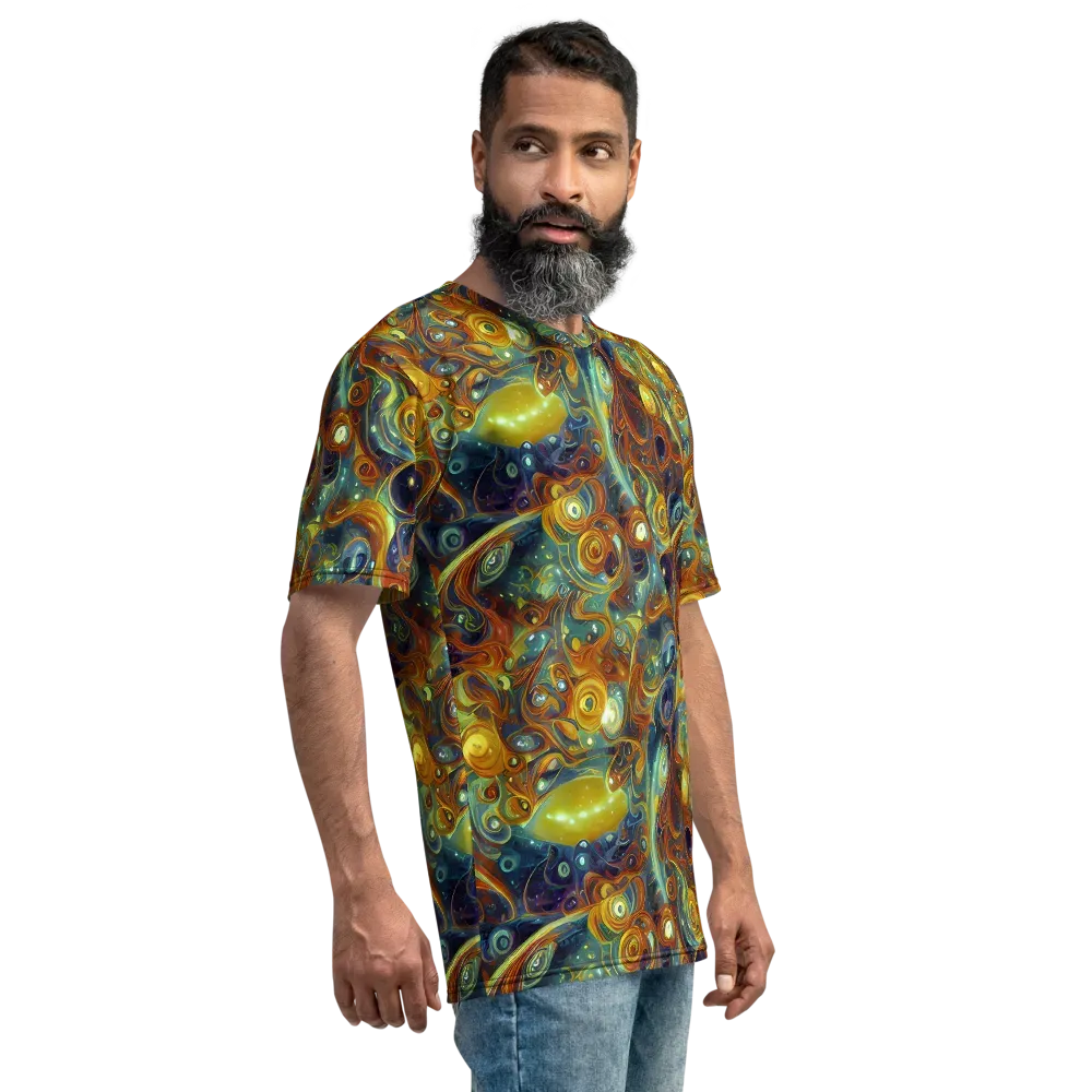 Liquid Orion on Men's Crew Neck T-Shirt — Right