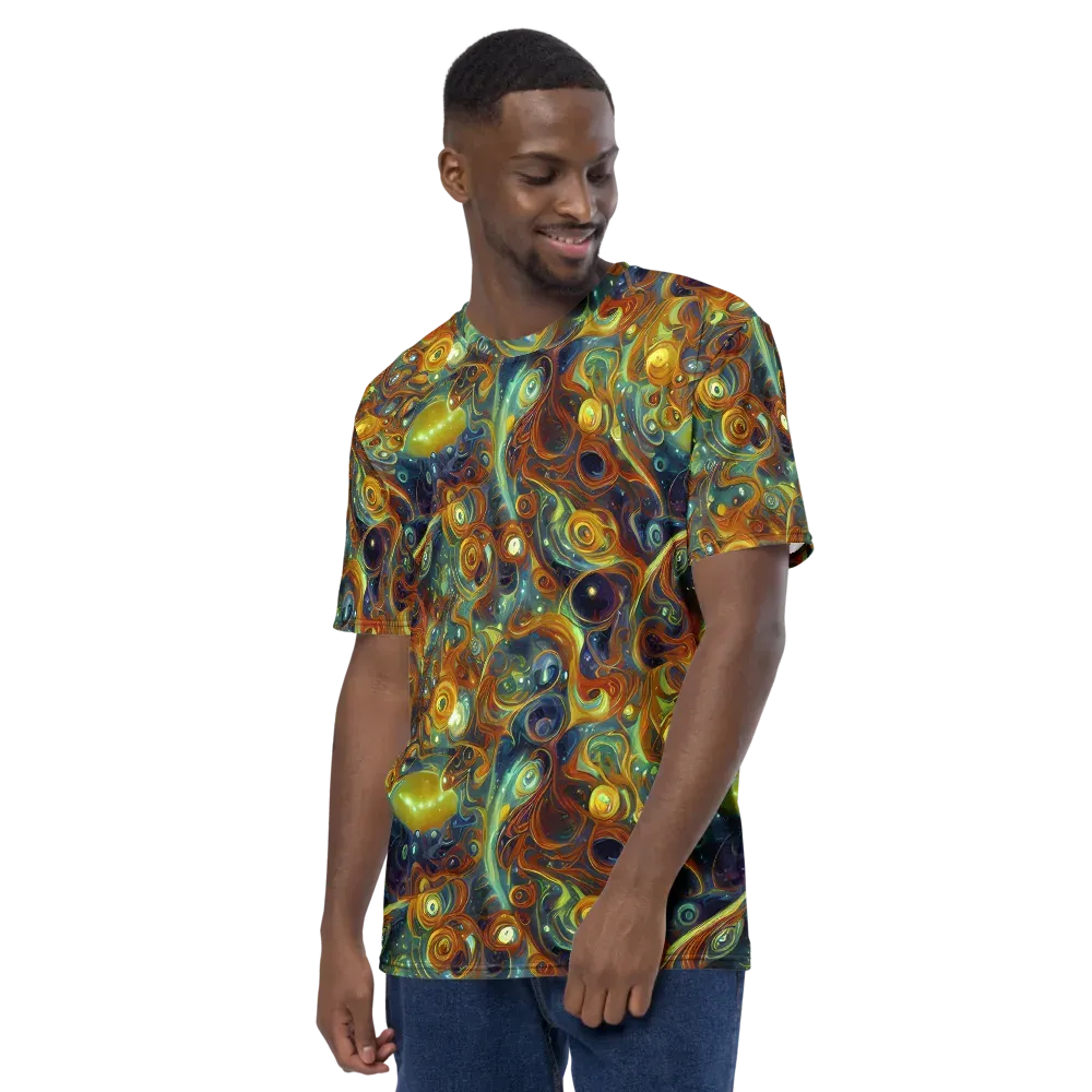 Liquid Orion on Men's Crew Neck T-Shirt — Left