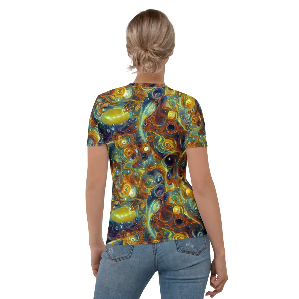 Liquid Orion on Women's Crew Neck T-Shirt — Back
