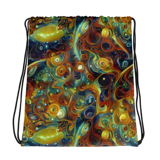 Liquid Orion on a Drawstring Bag