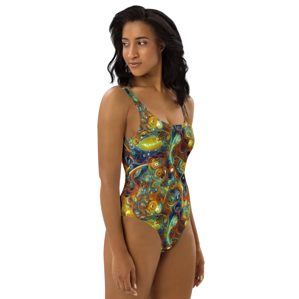Liquid Orion on One-Piece Swimsuit — Right