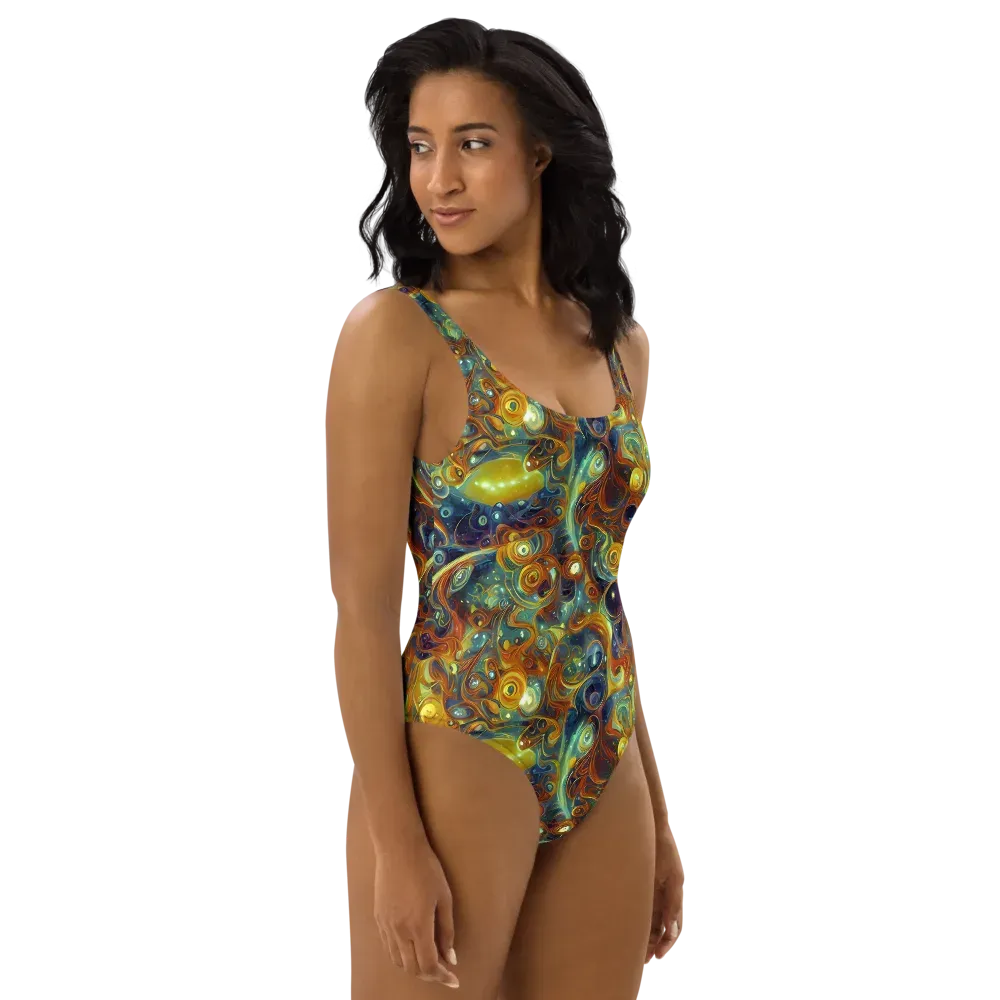 Liquid Orion on One-Piece Swimsuit — Right
