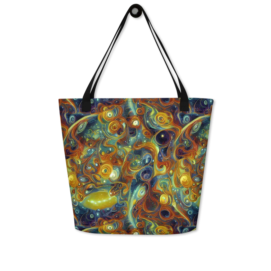 Liquid Orion on Large Tote Bag W/ Pocket — Front