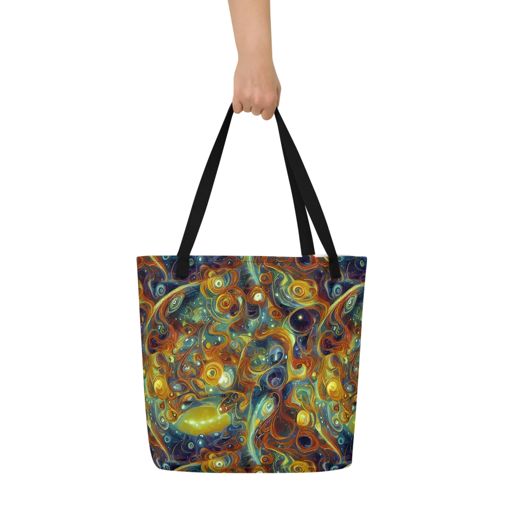 Liquid Orion on Large Tote Bag W/ Pocket — Front