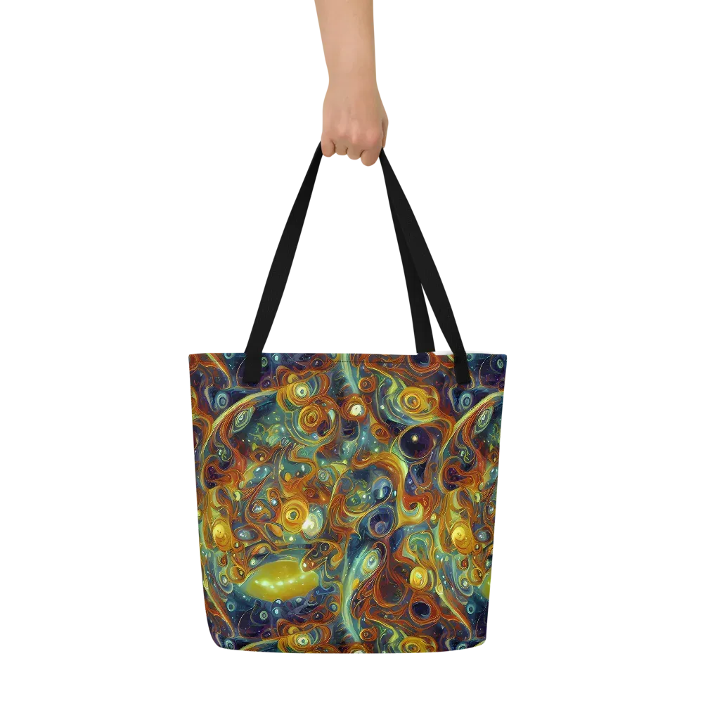 Liquid Orion on Large Tote Bag W/ Pocket — Front