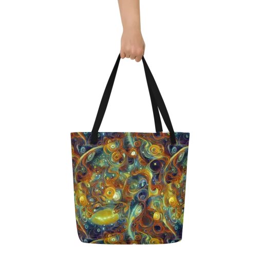 Liquid Orion on a Large Tote Bag W/ Pocket