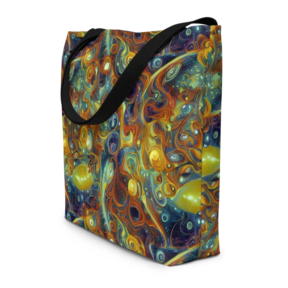 Liquid Orion on Large Tote Bag W/ Pocket — Front