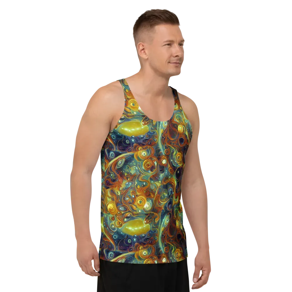 Liquid Orion on Men's Tank Top — Right Front
