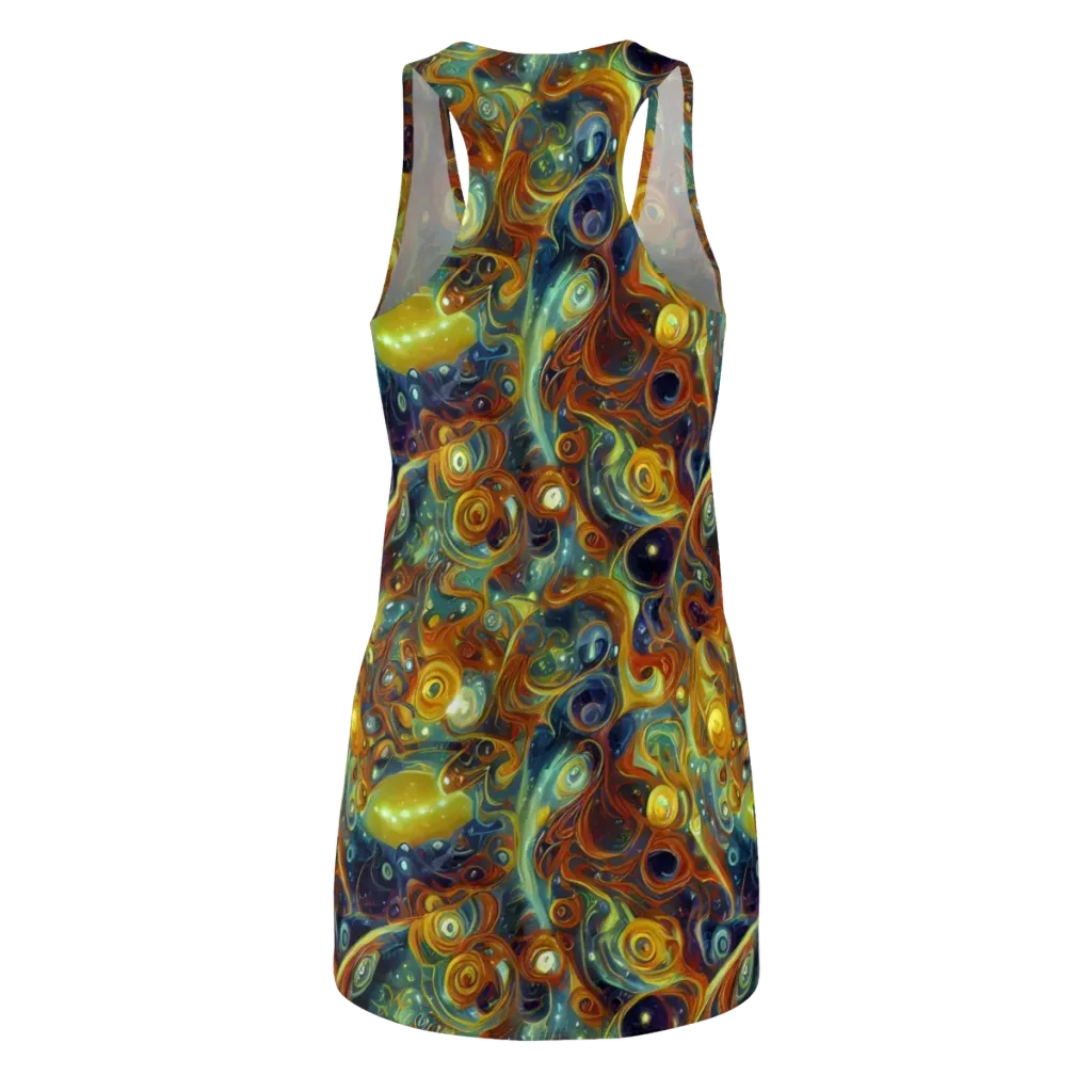 Liquid Orion on Racerback Dress — Back