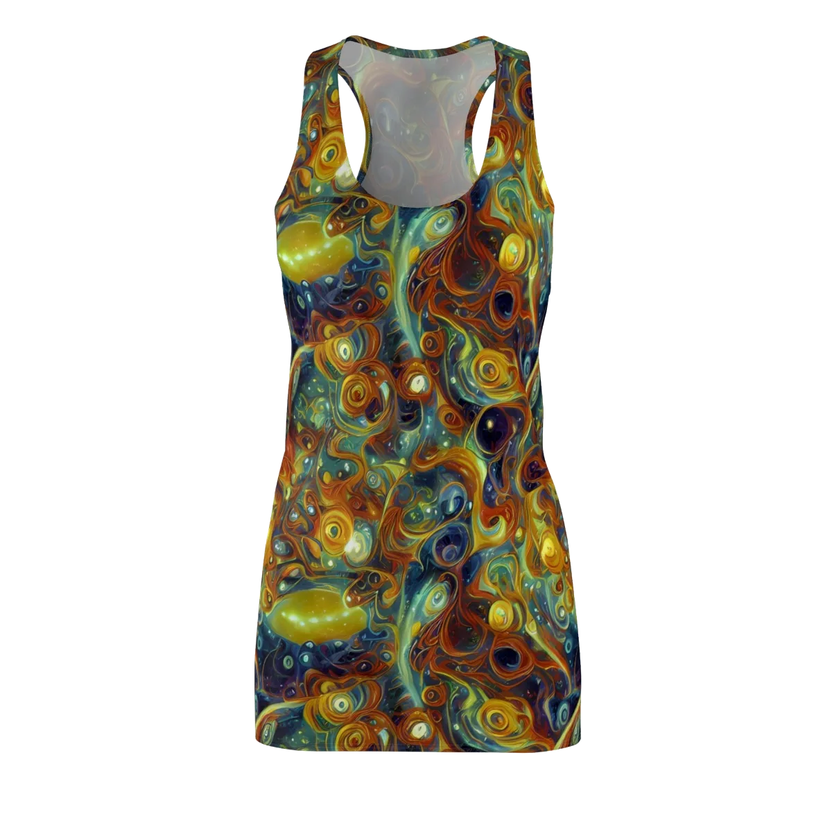 Liquid Orion on Racerback Dress — Front