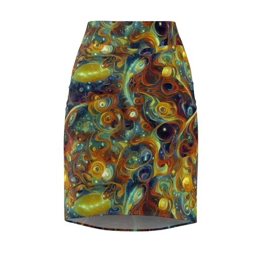 Liquid Orion on a Pencil Skirt