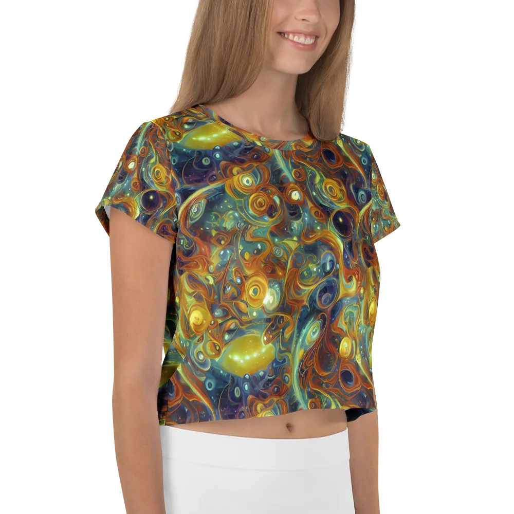 Liquid Orion on Crop Tee — Right