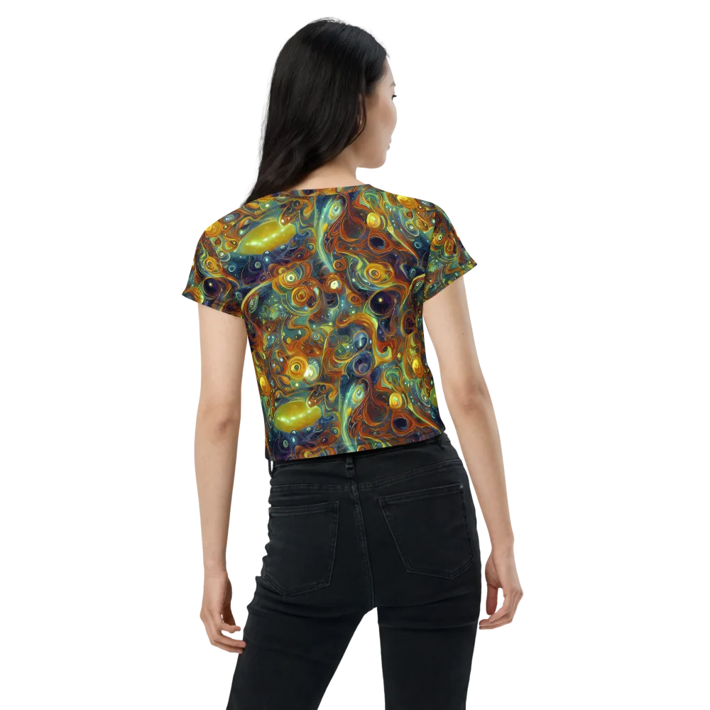 Liquid Orion on Crop Tee — Back